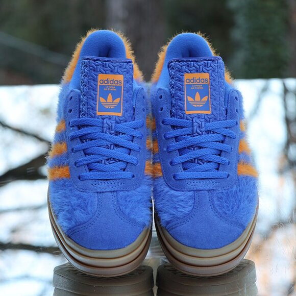 Adidas Gazelle Bold Hi Res Blue Orange - Picture 9 of 15